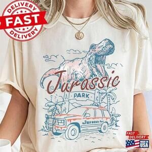 Jurassic Park Dinosaur Retro Movie Fan Graphic Unisex T-Shirt